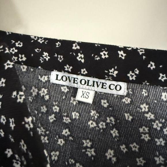 Love Olive Co black and white overall dress size xs - Picture 6 of 6